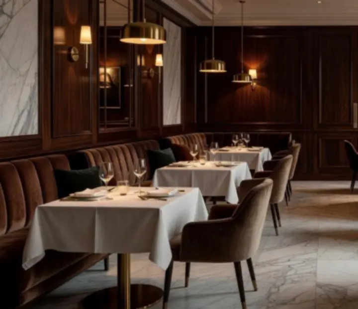 Elegancka restauracja w Polsce przygotowana na nocny, pokerowy wieczór towarzyski